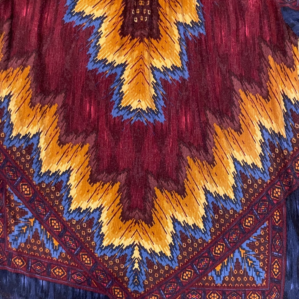 Democracy southwestern Abstract Cold Shoulder Top - Picture 9 of 10